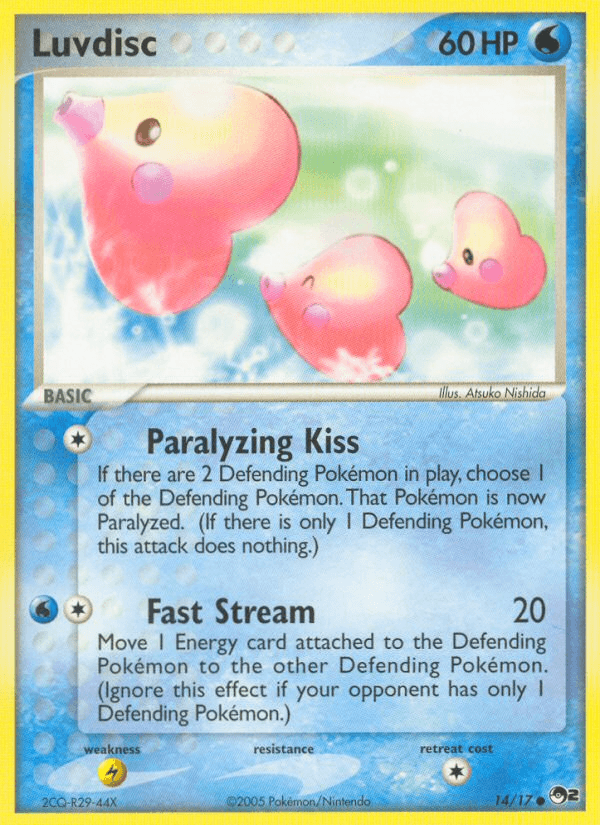 Carta Pokémon Luvdisc 14