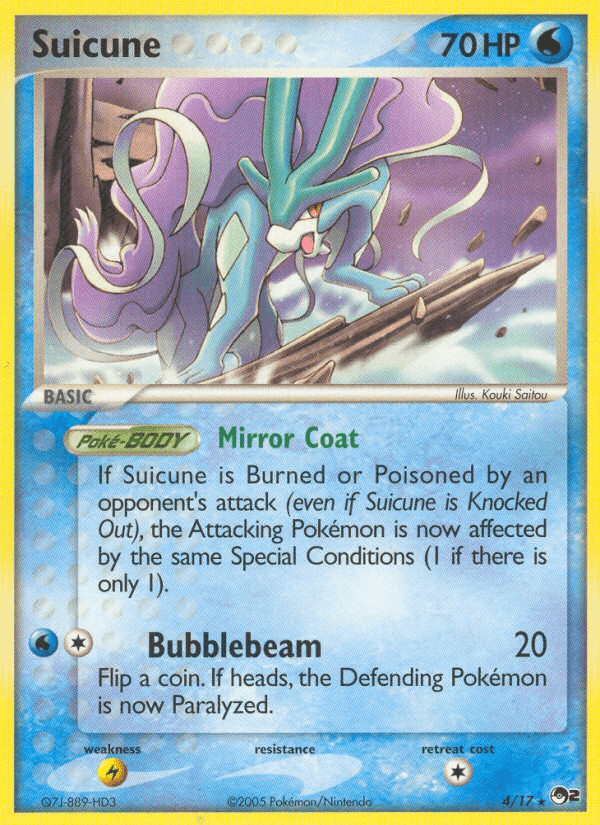 Carta Pokémon Suicune 4