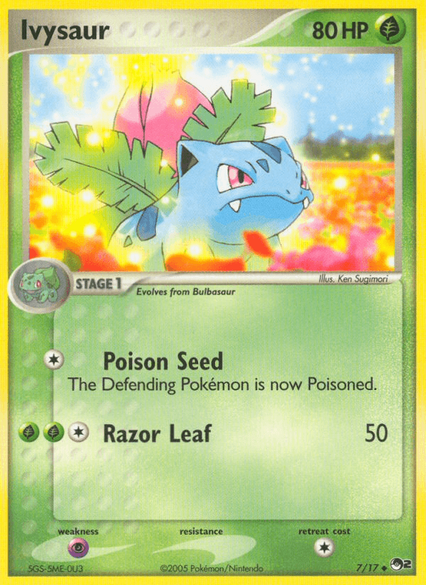 Carta Pokémon Ivysaur 7