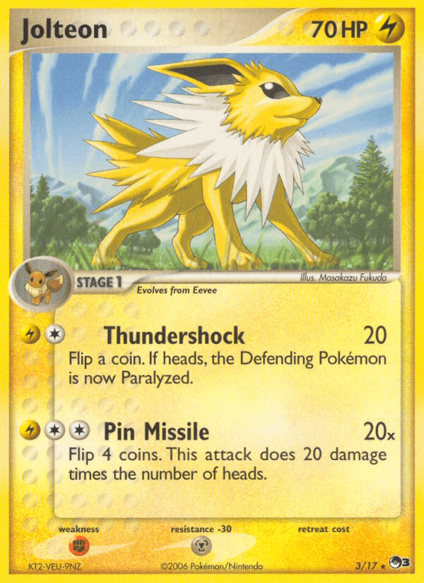 Carta Pokémon Jolteon 3