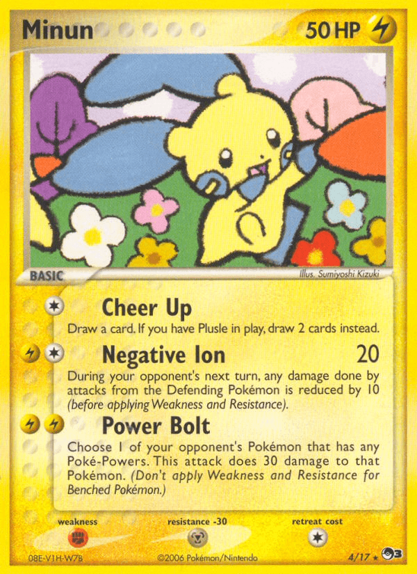 Carta Pokémon Minun 4