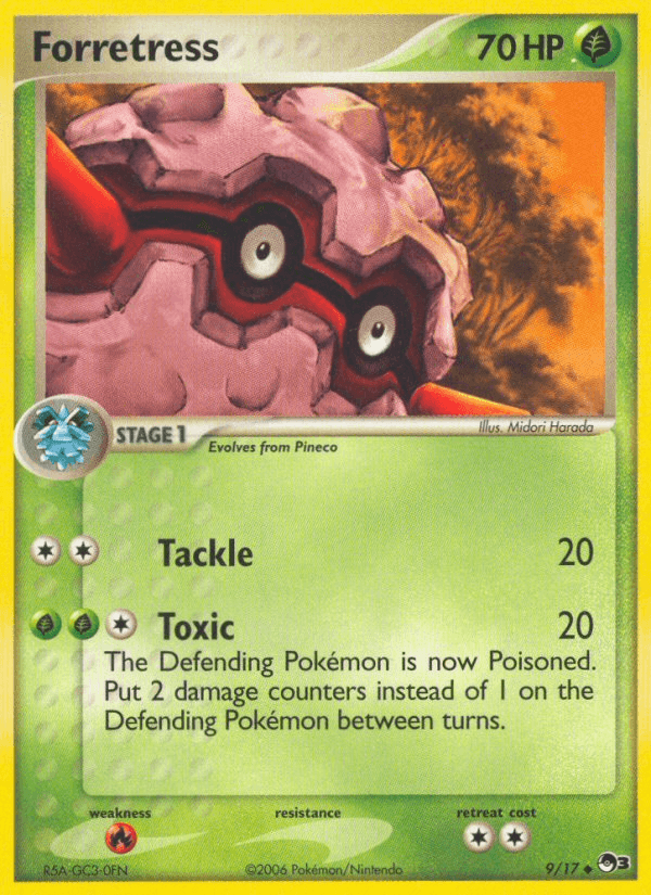 Carta Pokémon Forretress 9