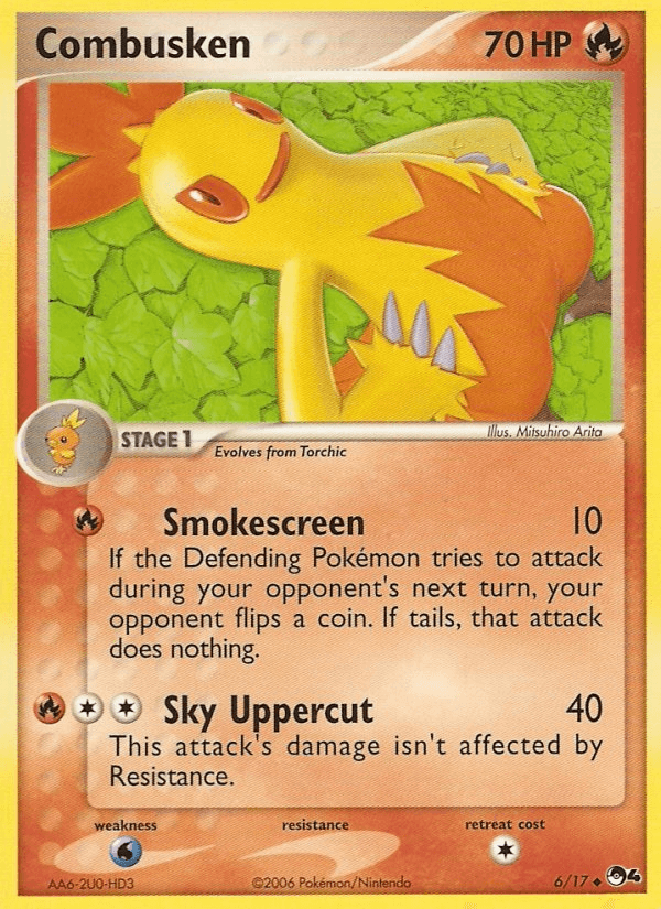 Carta Pokémon Combusken 6
