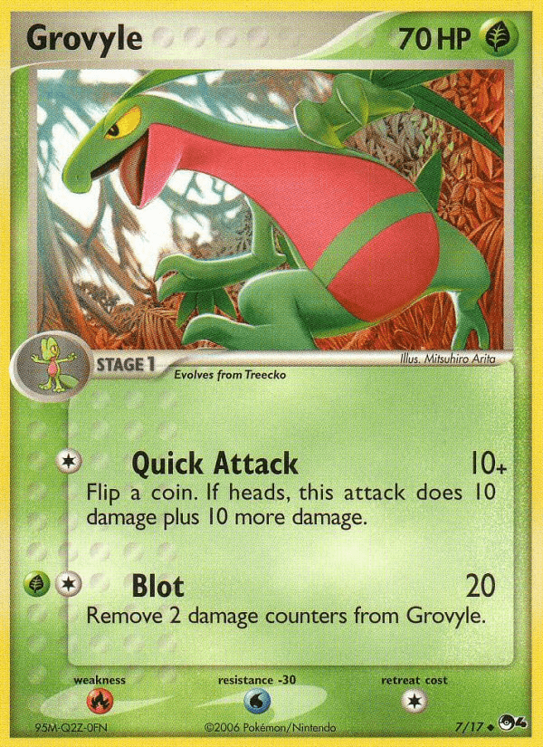 Carta Pokémon Grovyle 7
