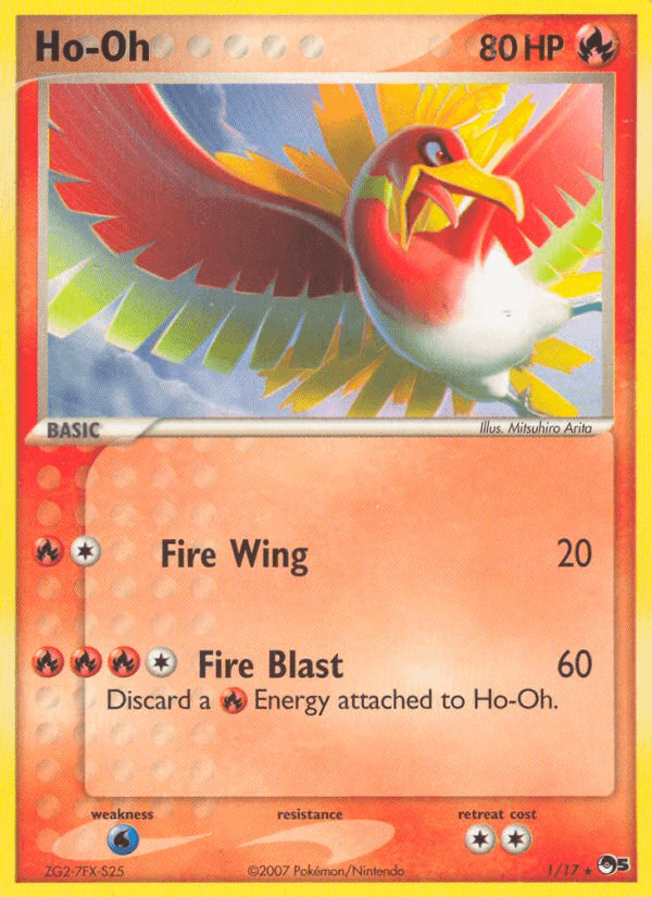 Carta Pokémon Ho-Oh 1