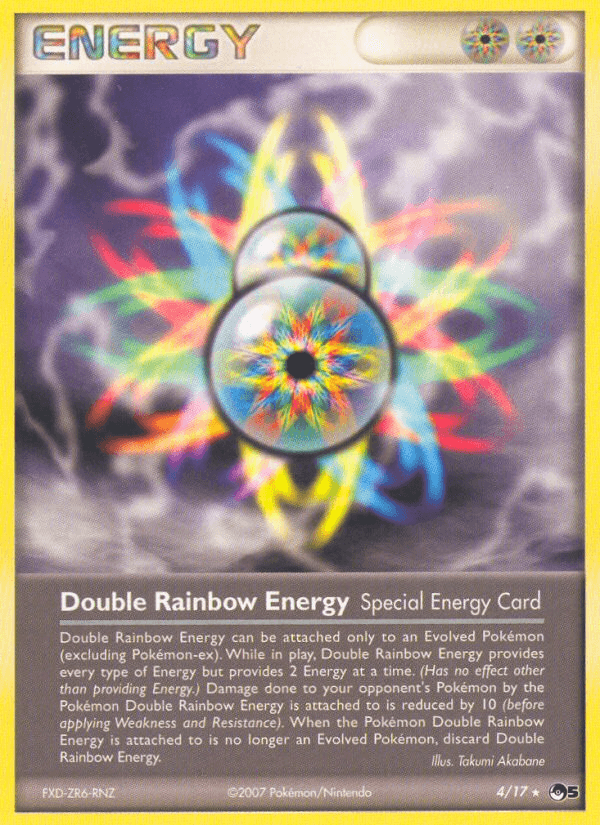 Carta Pokémon Double Rainbow Energy 4