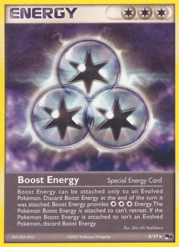 Carta Pokémon Boost Energy 8