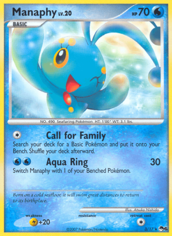 Carta Pokémon Manaphy 3