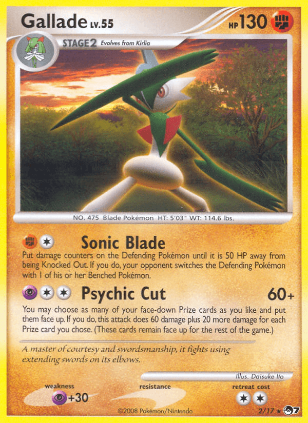Carta Pokémon Gallade 2