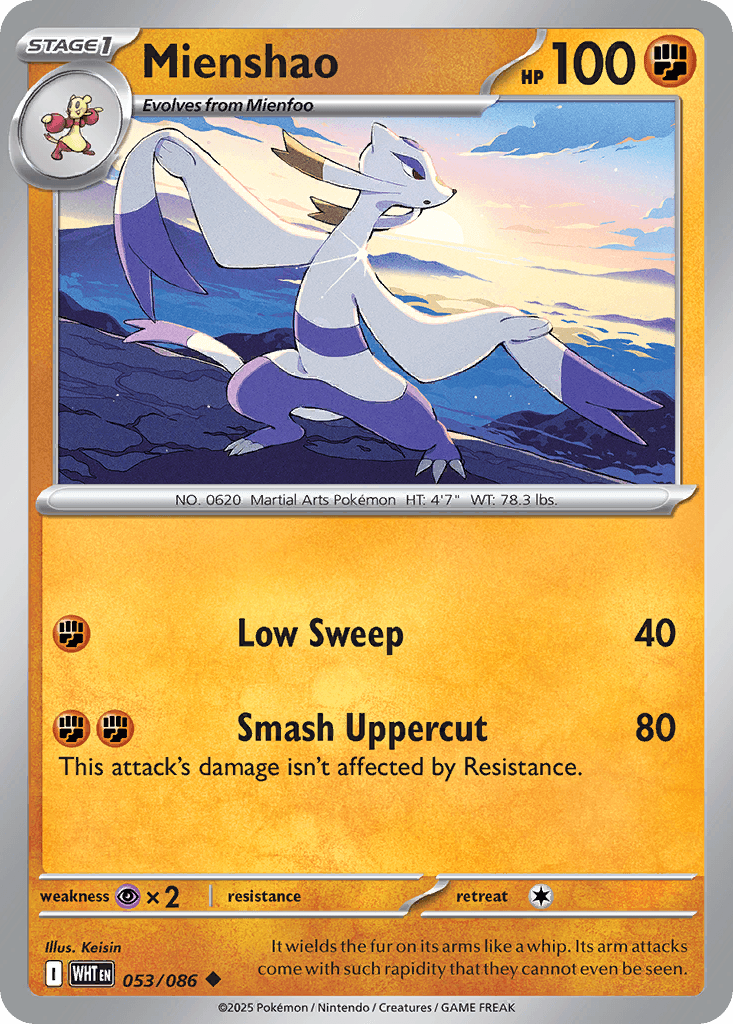 Carta Pokémon Mienshao 53