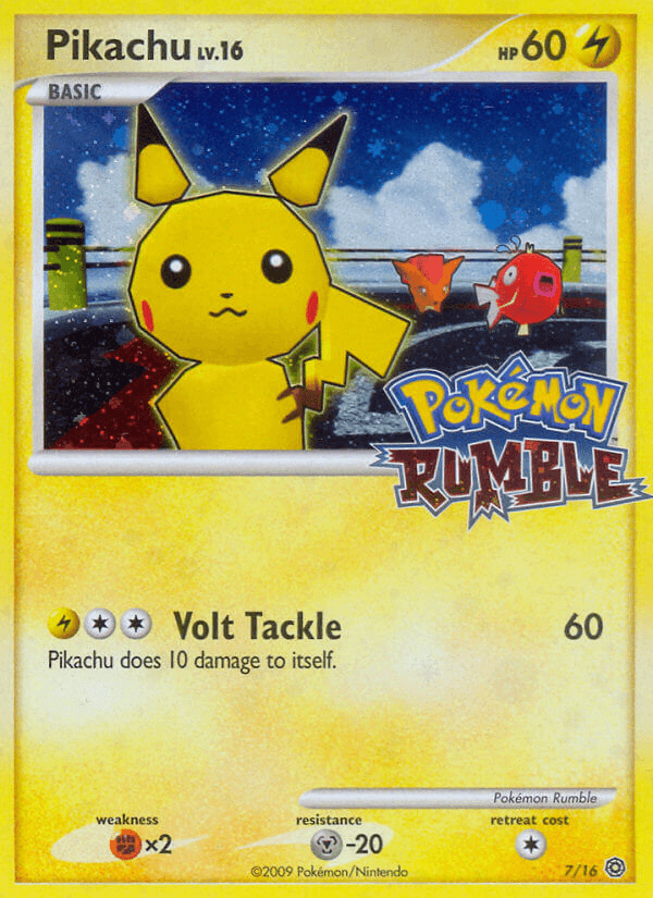 Carta Pokémon Pikachu 7