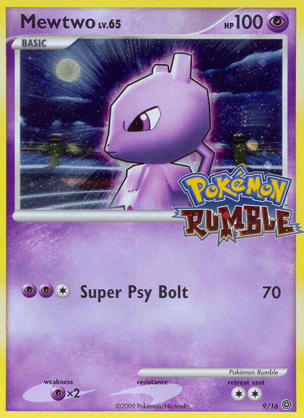Carta Pokémon Mewtwo 9