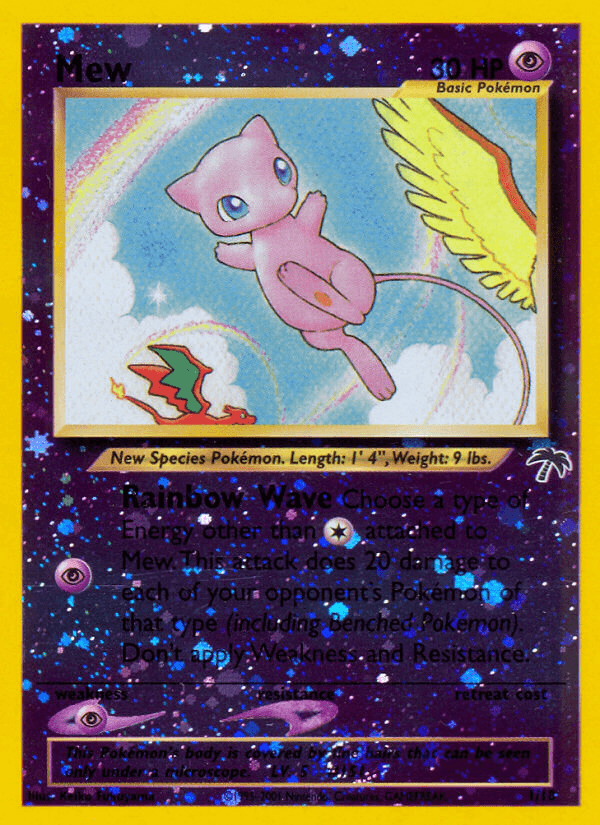 Carta Pokémon Mew 1