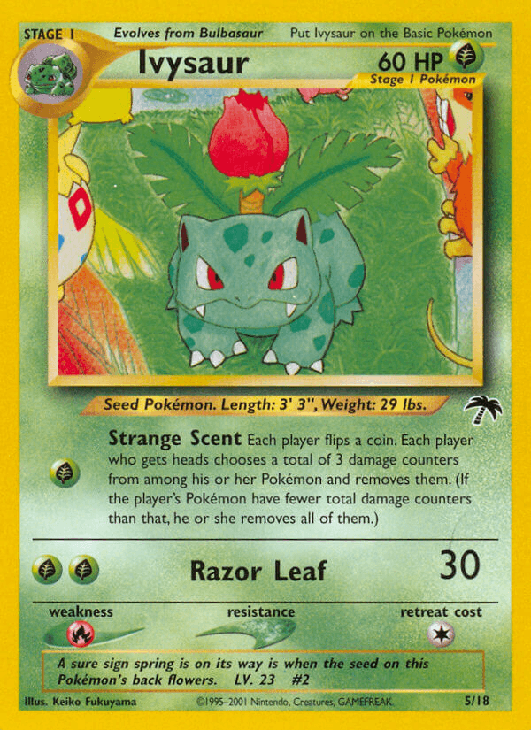 Carta Pokémon Ivysaur 5