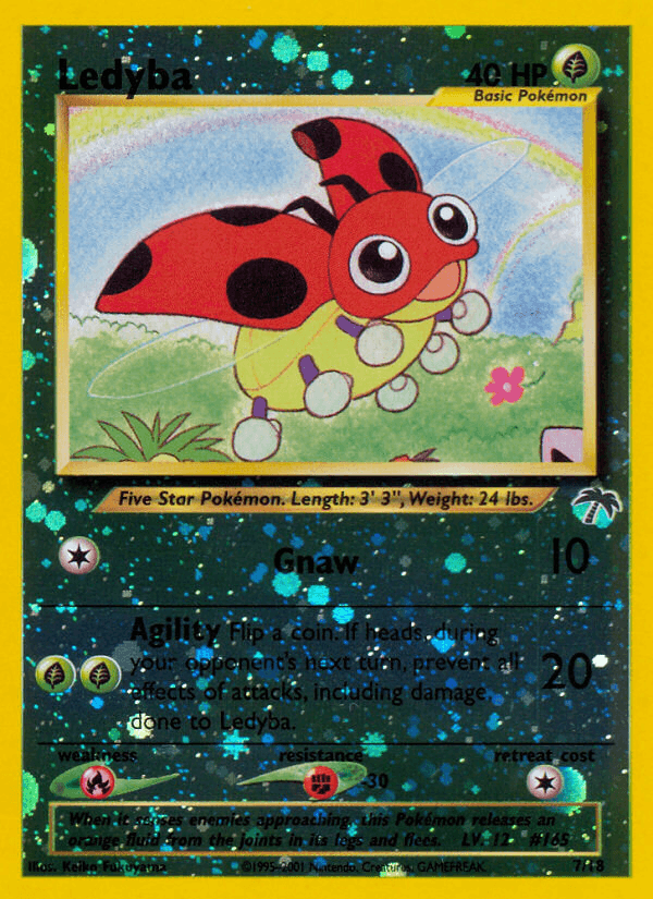 Carta Pokémon Ledyba 7