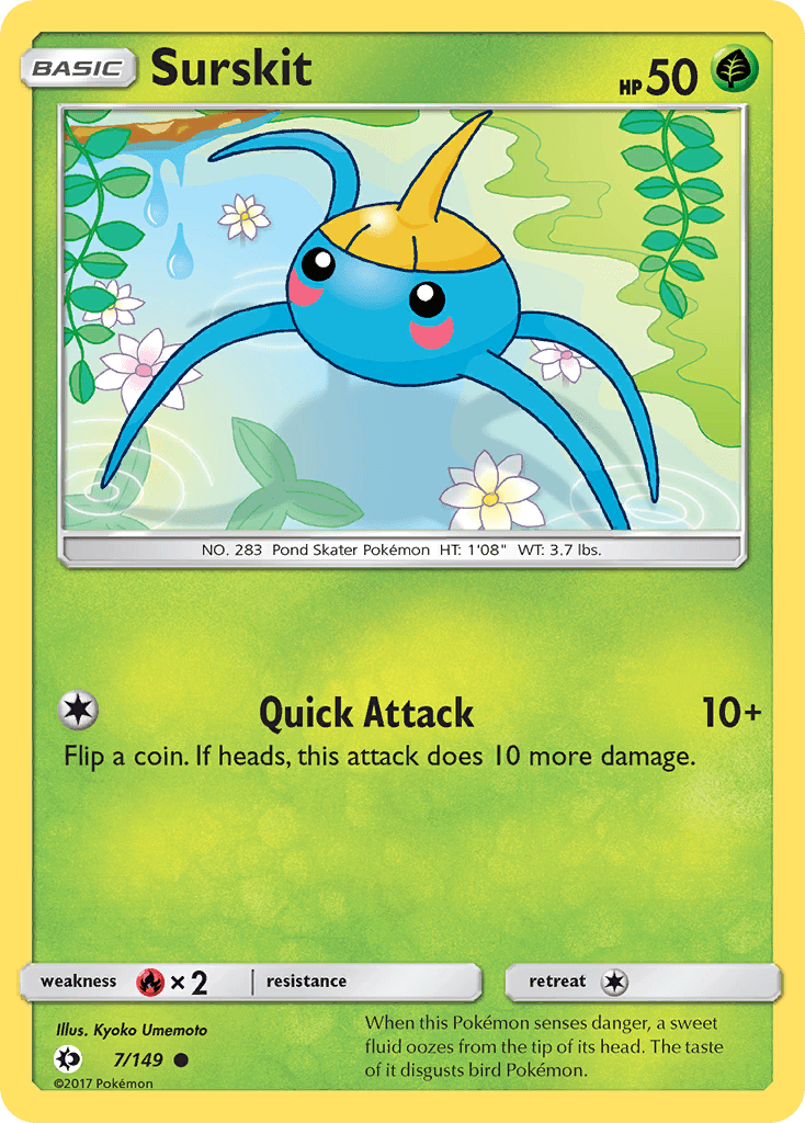 Carta Pokémon Surskit 7