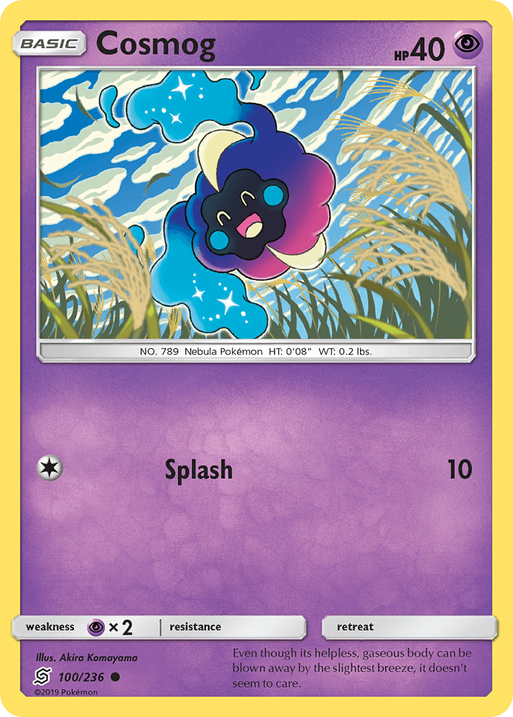 Carta Pokémon Cosmog 100