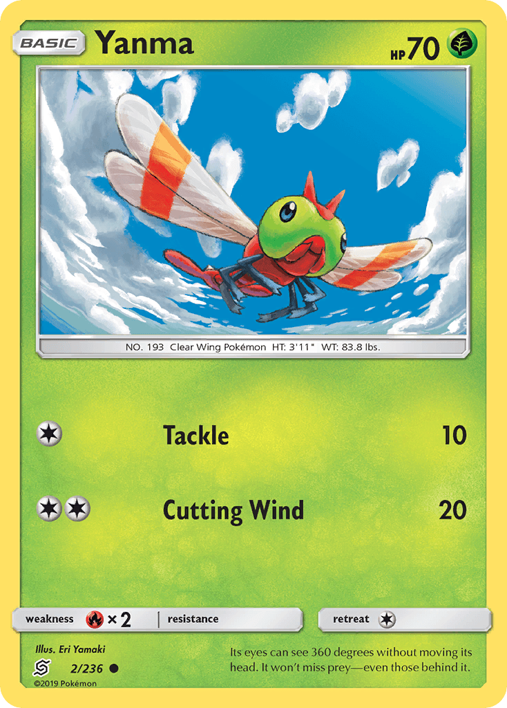 Carta Pokémon Yanma 2
