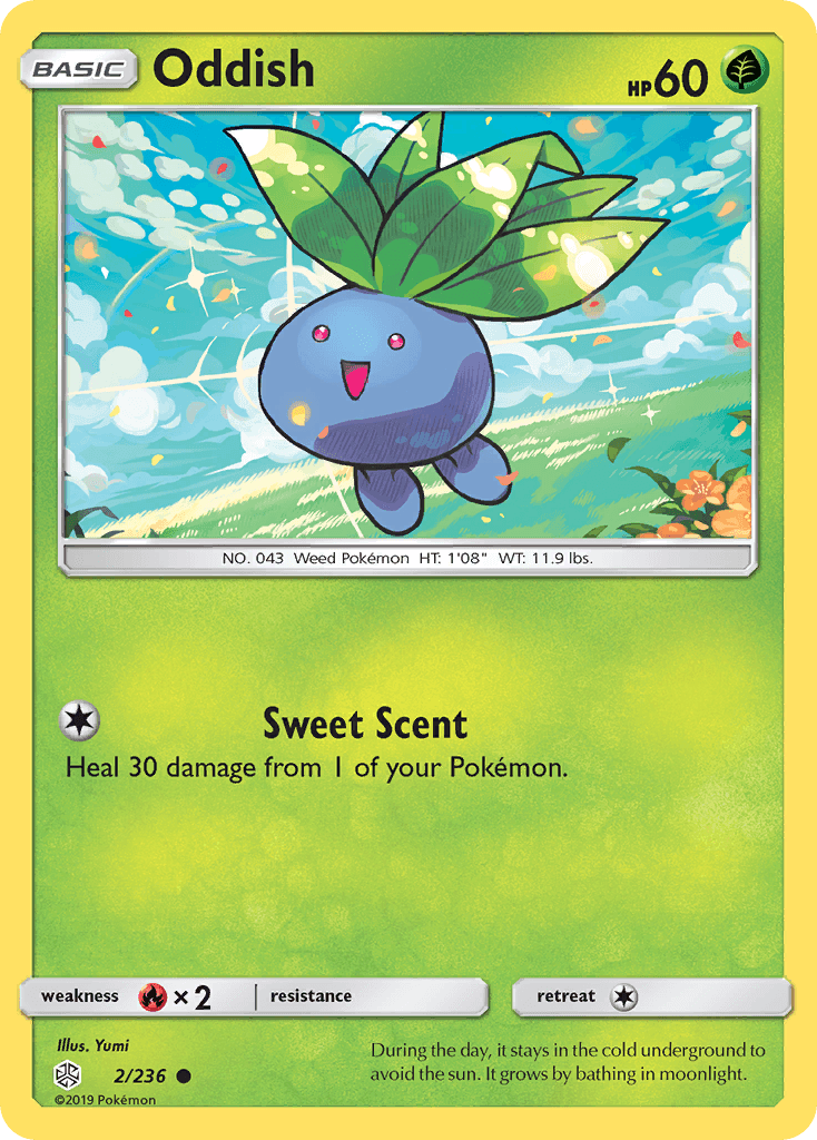 Carta Pokémon Oddish 2
