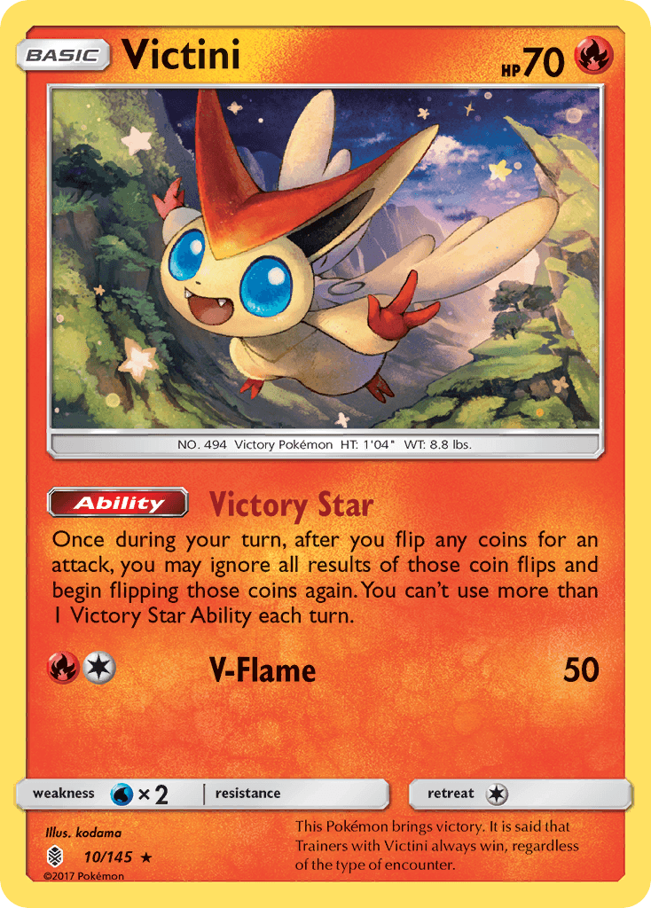 Carta Pokémon Victini 10