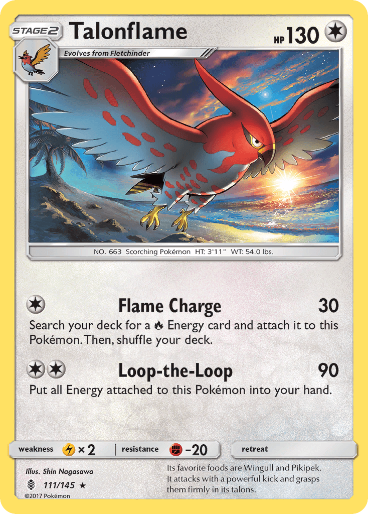Carta Pokémon Talonflame 111
