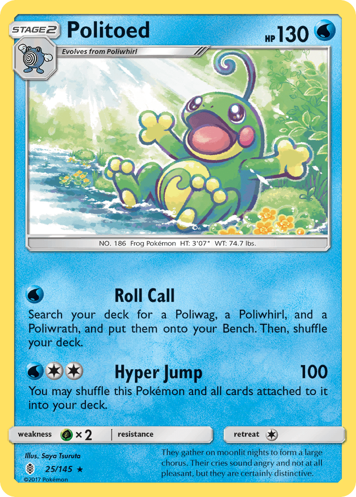 Carta Pokémon Politoed