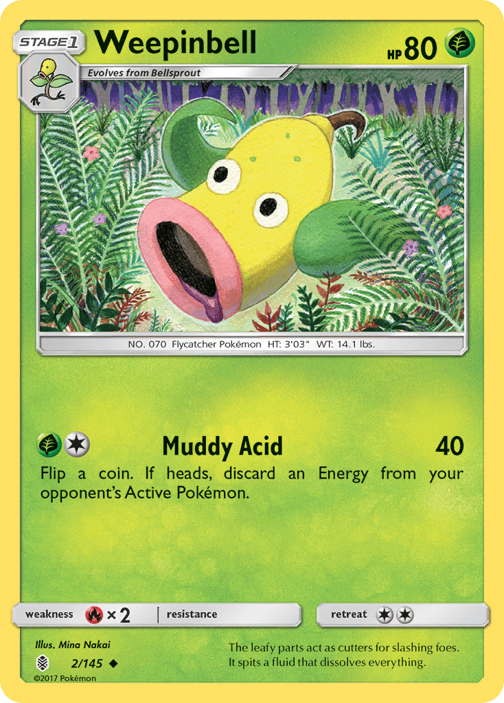 Carta Pokémon Weepinbell 2
