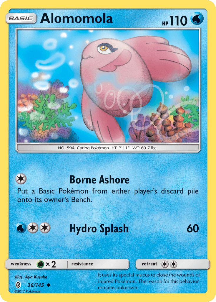 Carta Pokémon Alomomola 36
