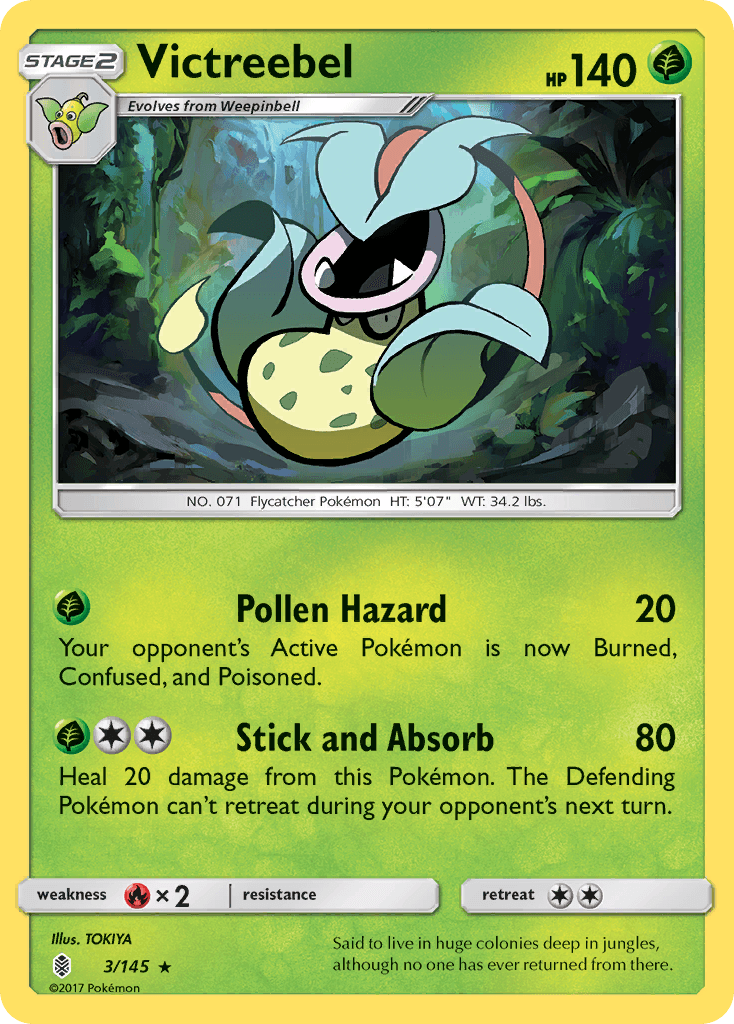 Carta Pokémon Victreebel 3