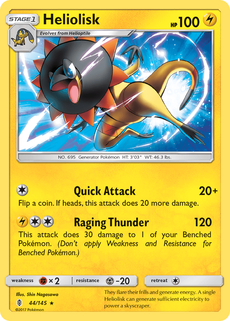 Carta Pokémon Heliolisk 44
