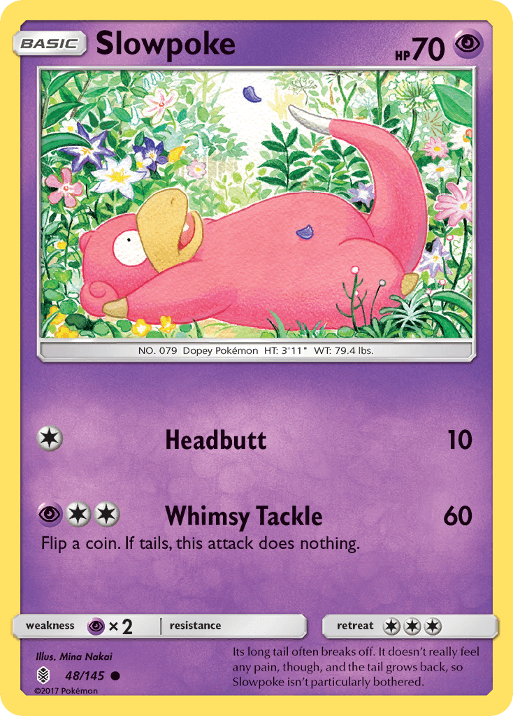 Carta Pokémon Slowpoke 48