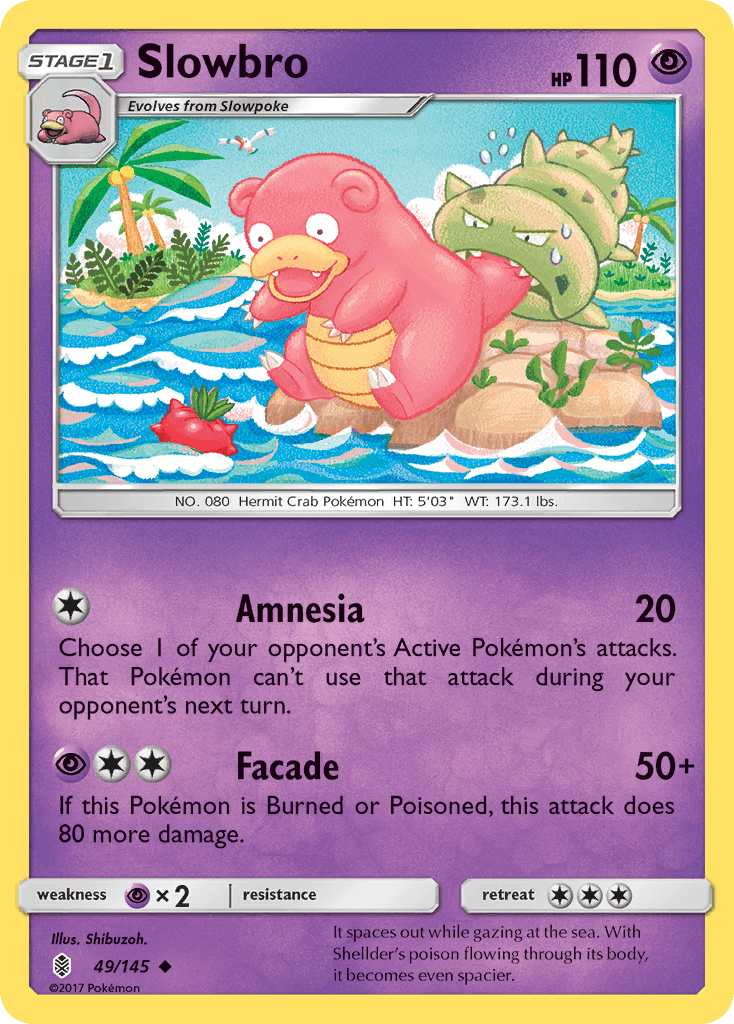 Carta Pokémon Slowbro 49 de Guardians Rising