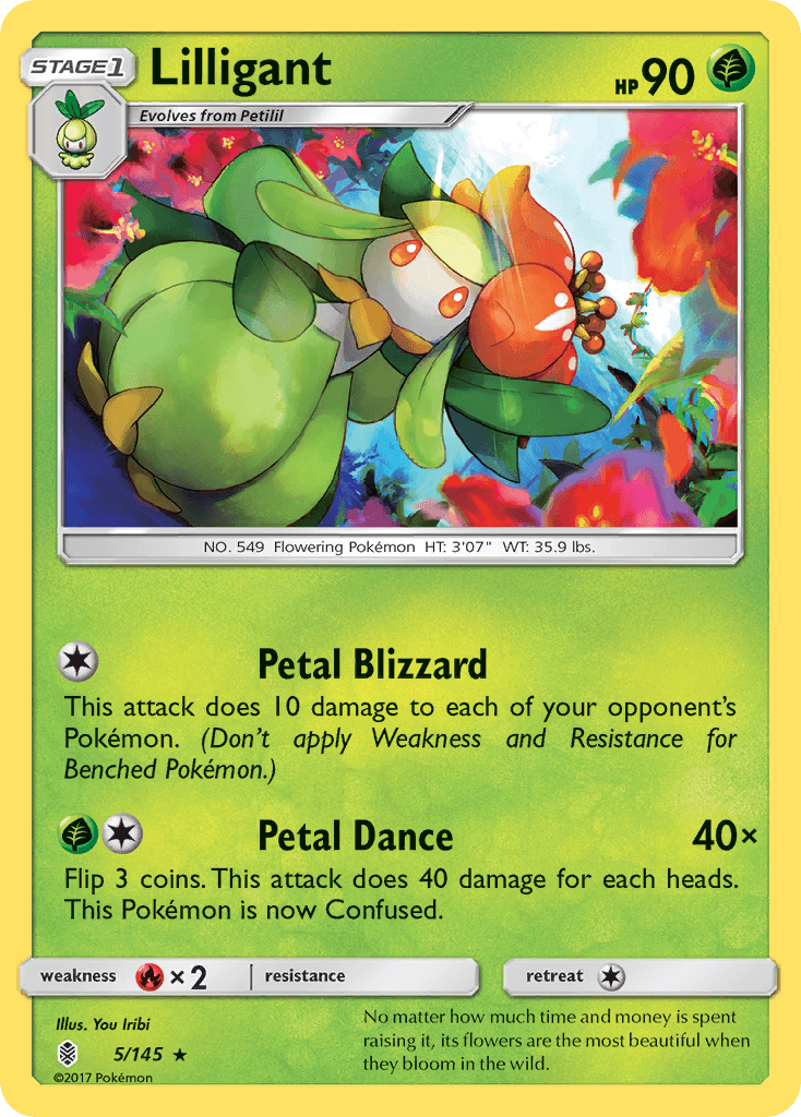 Carta Pokémon Lilligant 5