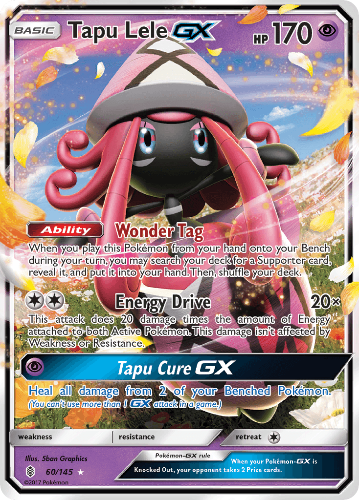 Carta Pokémon Tapu Lele-GX 60