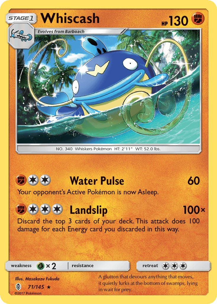 Carta Pokémon Whiscash 71