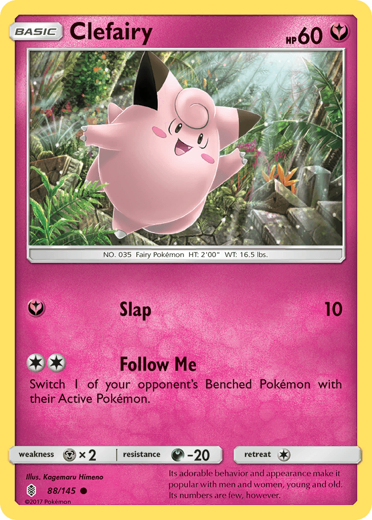 Carta Pokémon Clefairy 88 de Guardians Rising