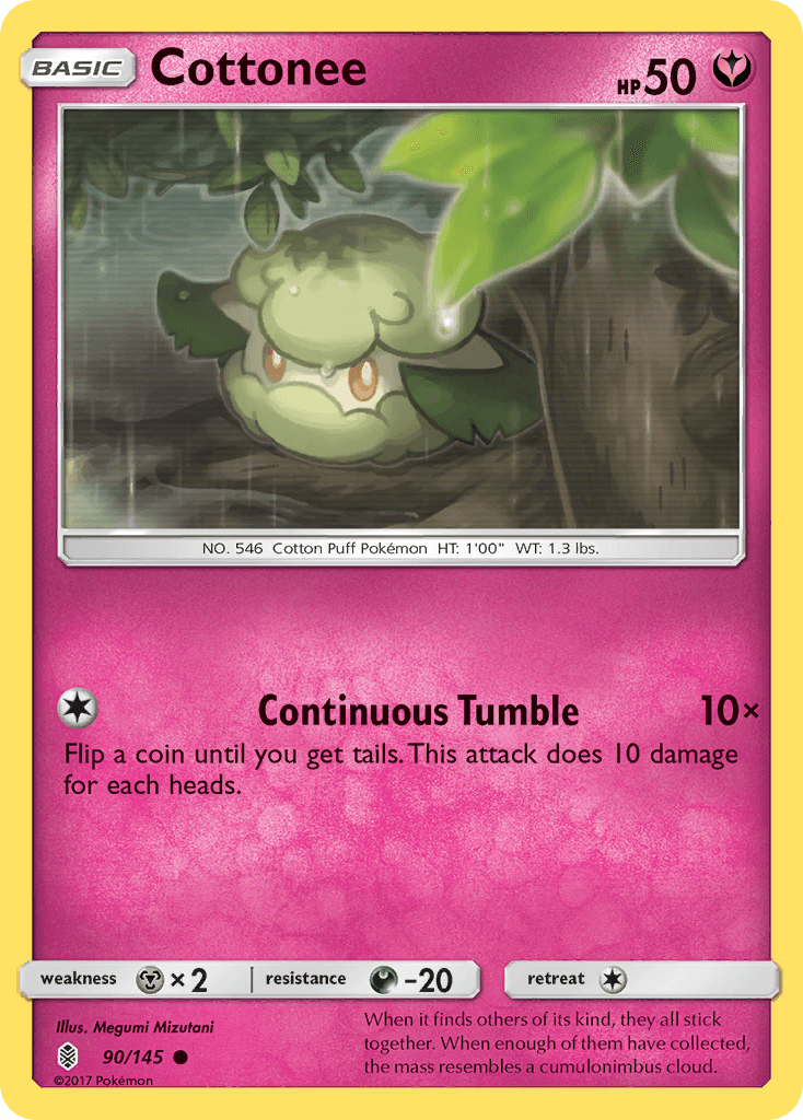 Carta Pokémon Cottonee 90