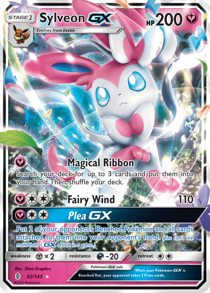 Carta Pokémon Sylveon-GX 92