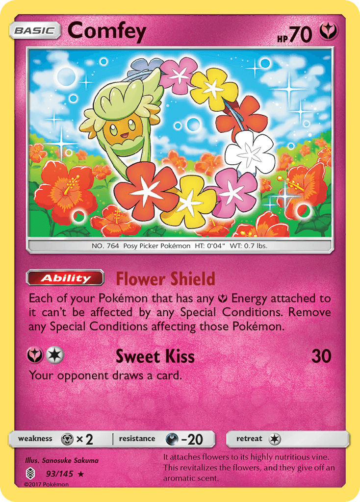 Carta Pokémon Comfey 93