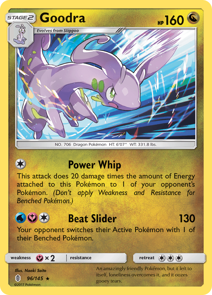Carta Pokémon Goodra 96