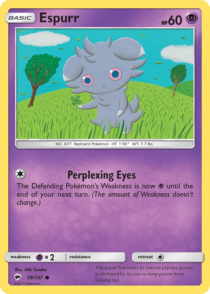 Carta Pokémon Espurr 59