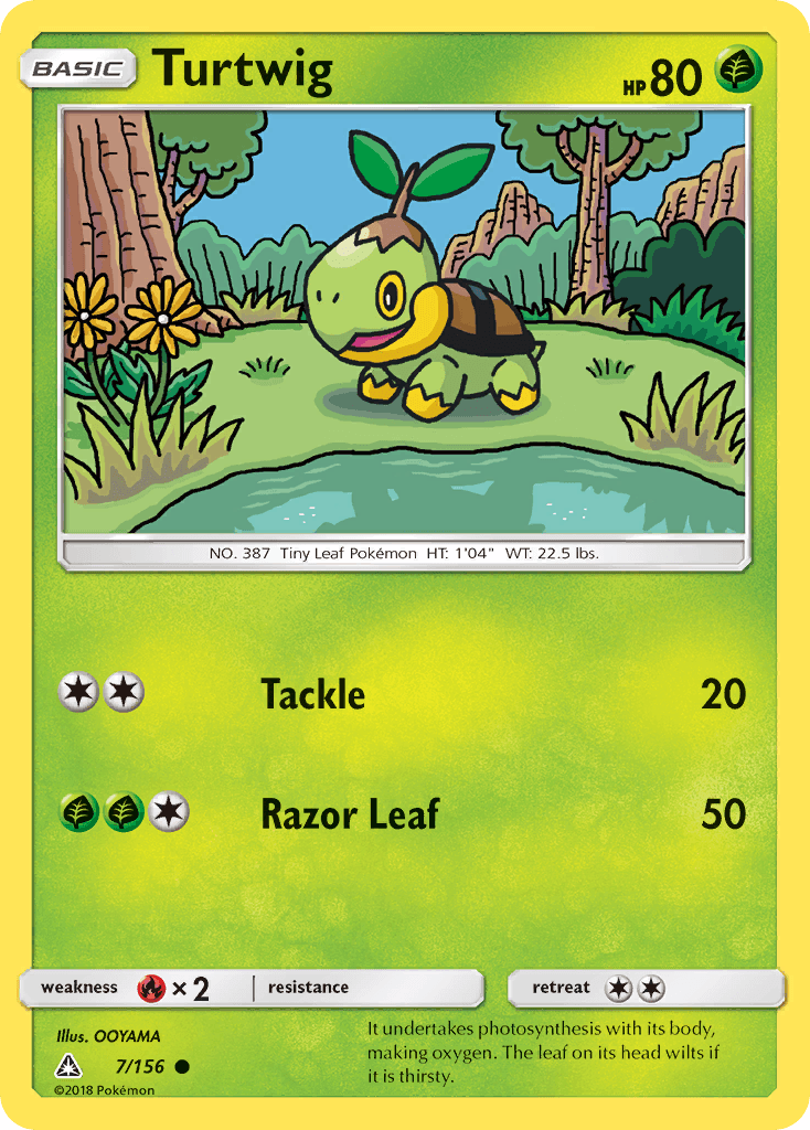 Carta Pokémon Turtwig 7