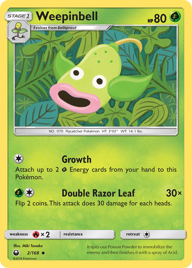 Carta Pokémon Weepinbell 2