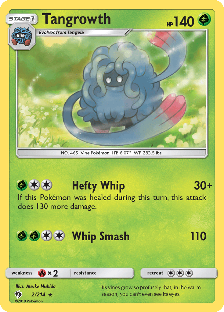 Carta Pokémon Tangrowth 2
