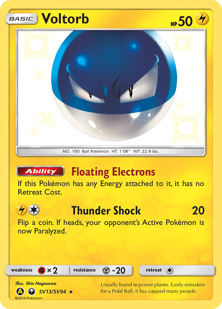 Carta Pokémon Voltorb SV13