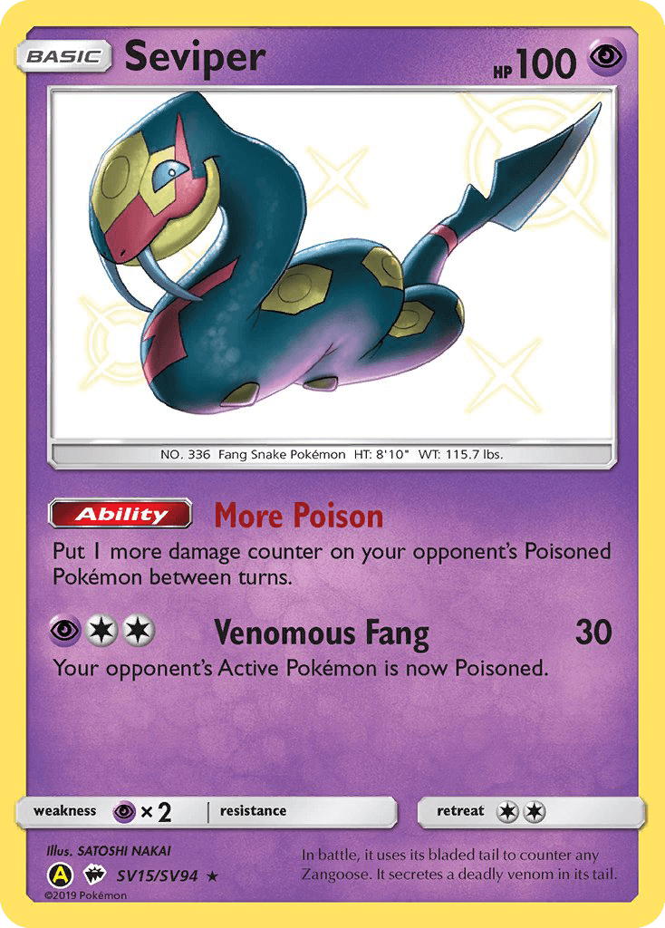 Carta Pokémon Seviper SV15