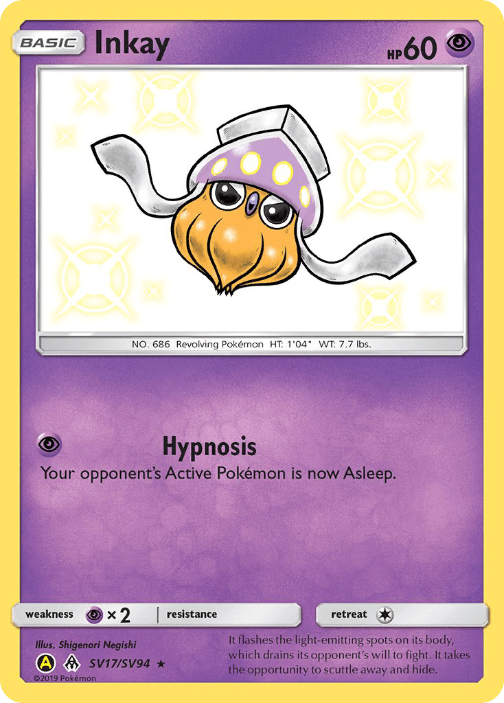 Carta Pokémon Inkay SV17