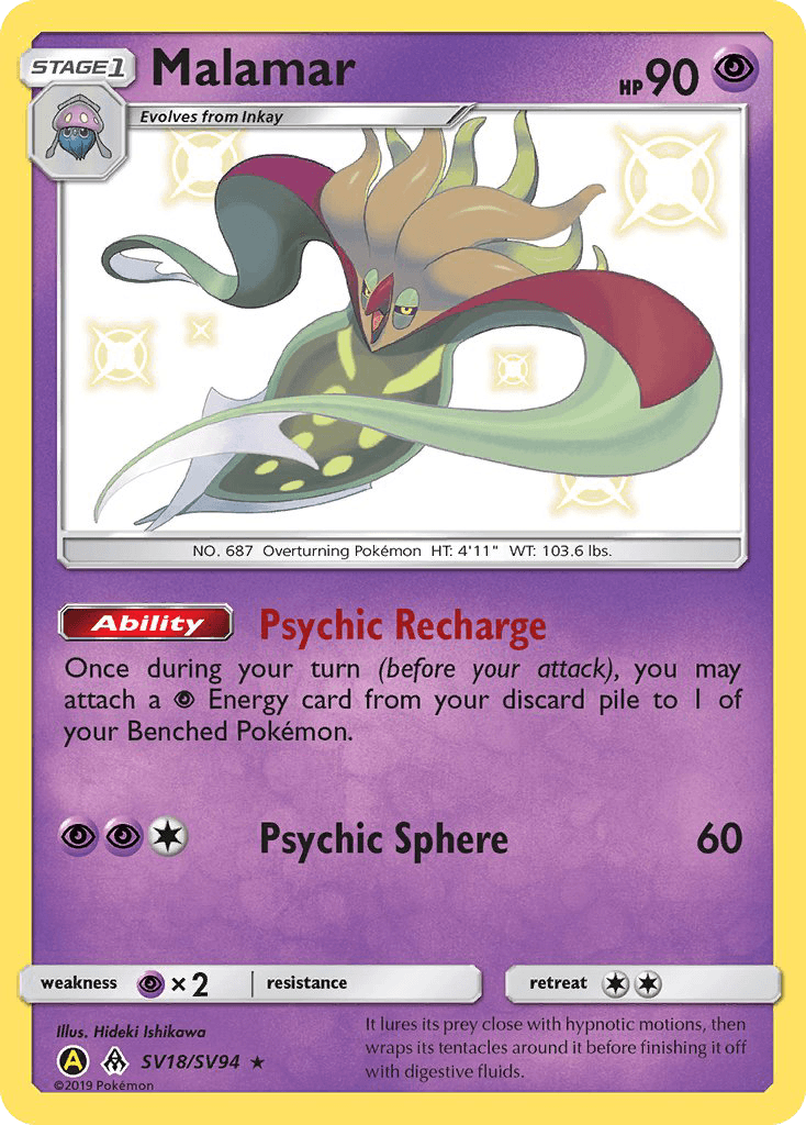 Carta Pokémon Malamar SV18