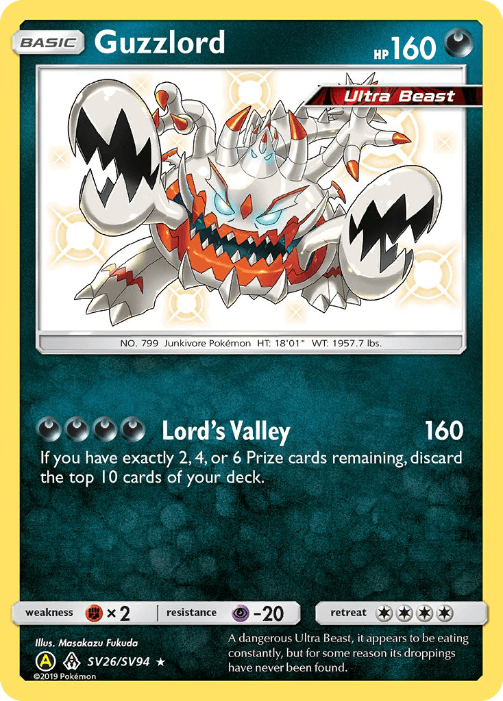 Carta Pokémon Guzzlord SV26
