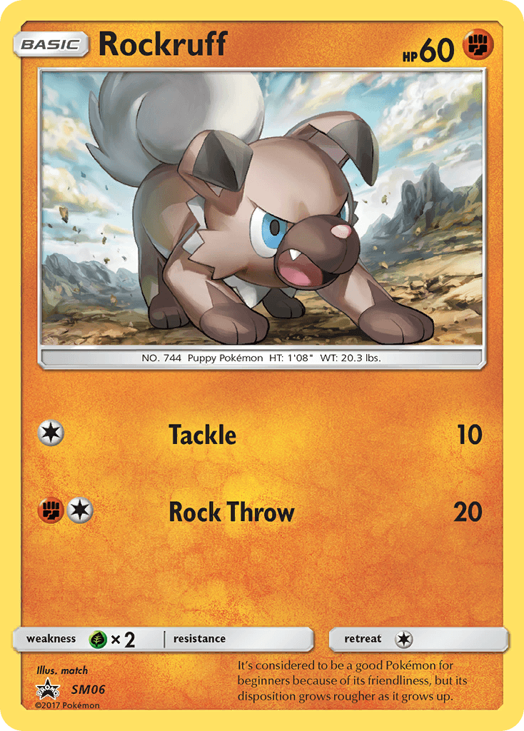 Carta Pokémon Rockruff SM06